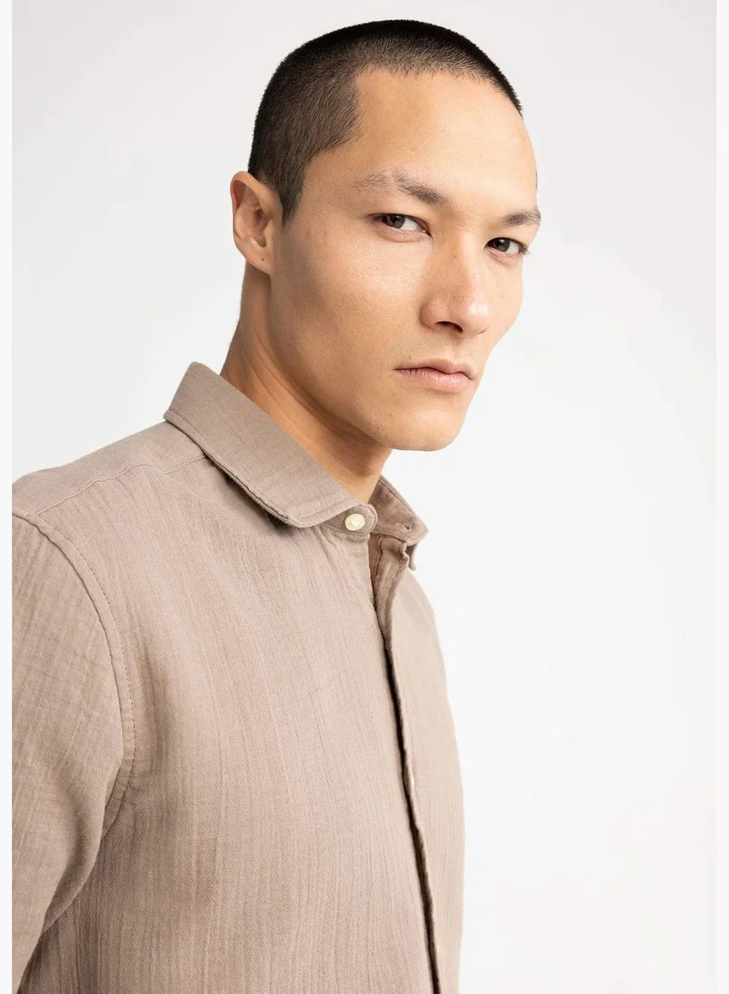 DeFacto Modern Fit Long Sleeve Shirt
