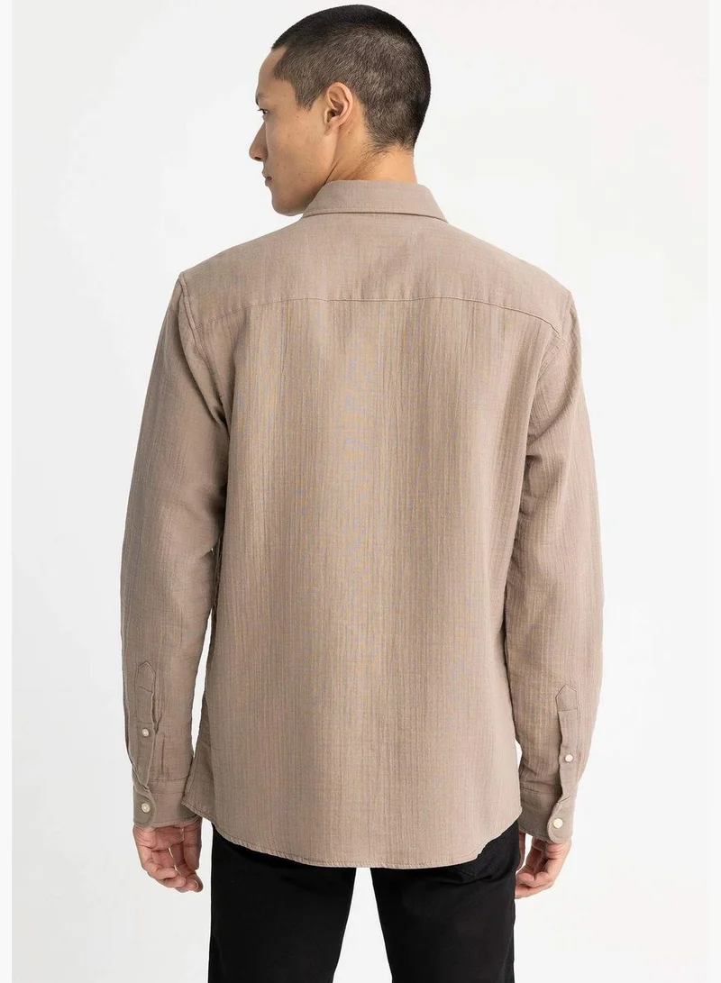 DeFacto Modern Fit Long Sleeve Shirt