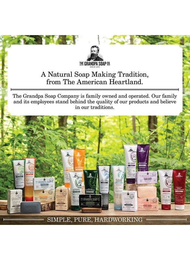 GRANDPA'S - Witch Hazel Conditioner by The Soap Company | Unisex | Witch Hazel, Lavender Flower & Argan Oil | All Hair Types | Vegan & Sulfate-Free | Clean Conditioner | 8 Fl. Oz. Tube - Image 1