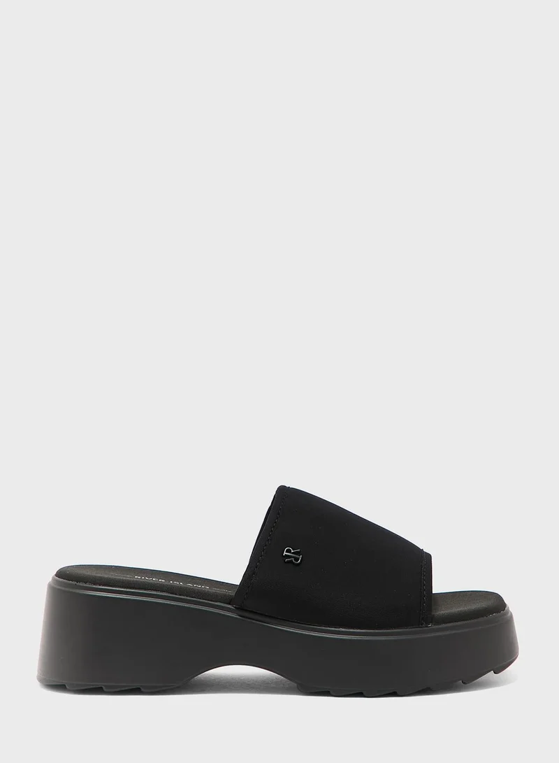 RIVER ISLAND Mule Flatform Sandals