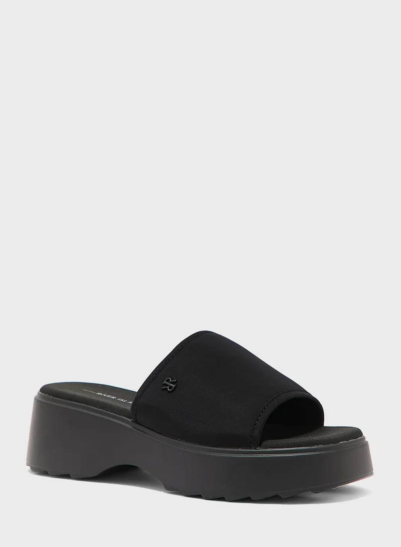 RIVER ISLAND Mule Flatform Sandals