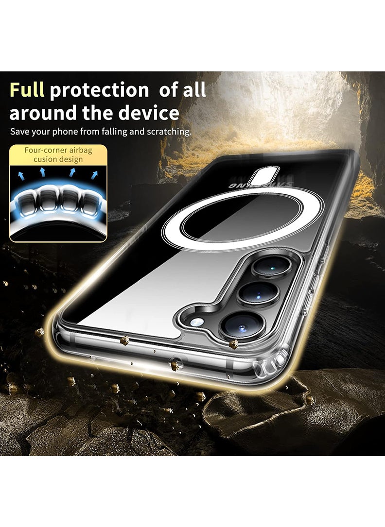 Theodor - Magnetic Case for Samsung Galaxy S23 6.1-inch Compatible with MagSafe Wireless Charging, Shockproof Phone Bumper Cover Good time copy - Image 1