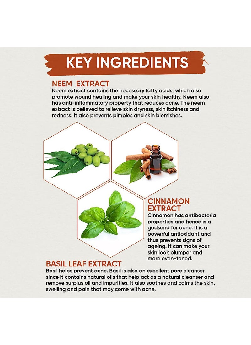 Oshea Herbals Neempure Anti Acne and Pimple Cream 50g - Image 2