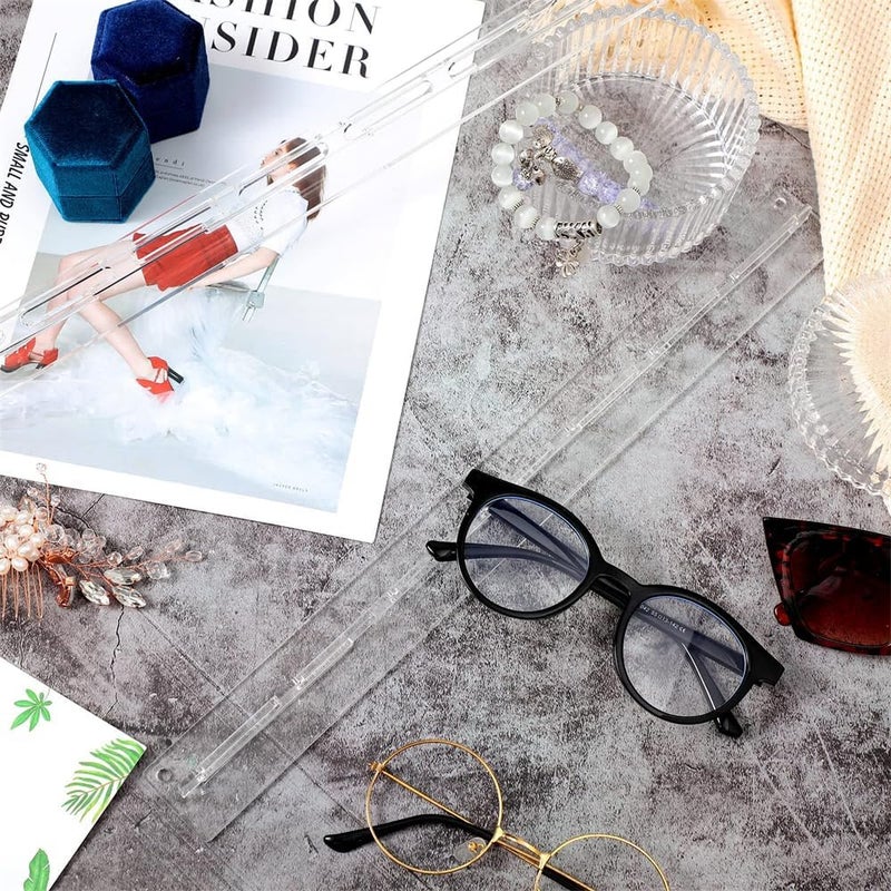 5 Pack Acrylic Sunglasses Organizer - Wall Mounted Eyeglasses Holder - Image 4