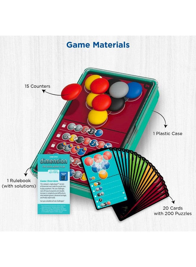 Thames & Kosmos الأبعاد: لعبة الدماغ المحمولة | ألغاز | ألعاب فردية | لاعب واحد | الأبعاد | لعبة التكديس | لعبة كوسموس - Image 4