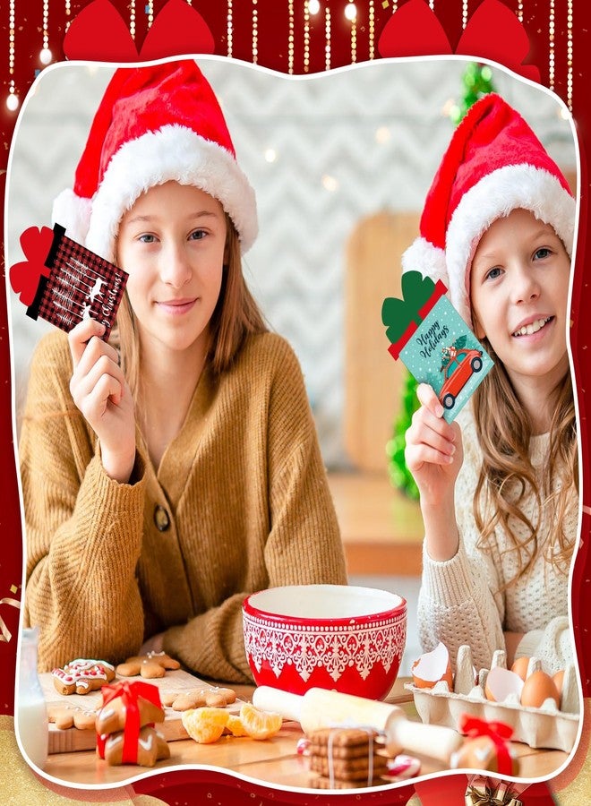Cholemy Set of 24 Christmas Money and Gift Card Sleeves Christmas Gift Greeting Card Xmas Money Holder Ornaments for Holiday Party Decoration(Classic Style - Image 5