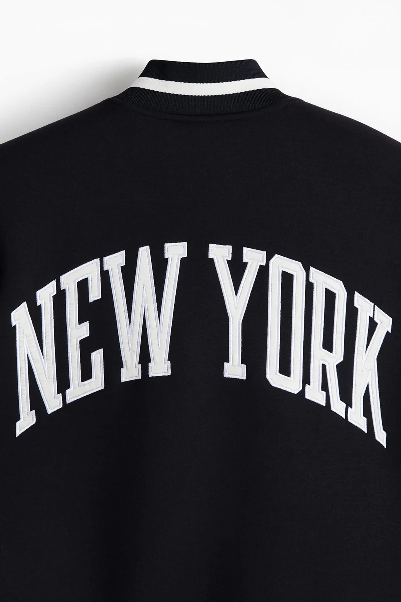 اتش اند ام Loose Fit Baseball jacket