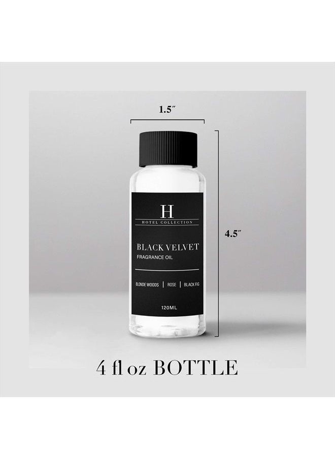 AROMA360 - Hotel Collection - Black Velvet Essential Oil Scent - Luxury Hotel Inspired Aromatherapy Scent Diffuser Oil - Zesty Citrus, Juicy Black Fig, & Floral Rose - for Essential Oil Diffusers - 120mL - Image 1