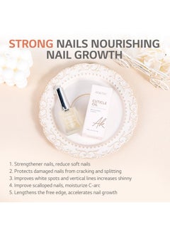 Aokitec Natural Cuticle Oil - Milk & Honey Flavor Cuticle Oil For Nail Growth And Strengthener With Vitamin E Repair Damaged Skin And Thin Nails Moisturizes Cuticle & Overnight Cuticle Softene  - Image 3