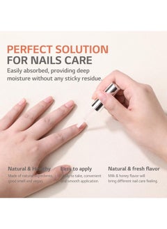 Aokitec Natural Cuticle Oil - Milk & Honey Flavor Cuticle Oil For Nail Growth And Strengthener With Vitamin E Repair Damaged Skin And Thin Nails Moisturizes Cuticle & Overnight Cuticle Softene  - Image 4