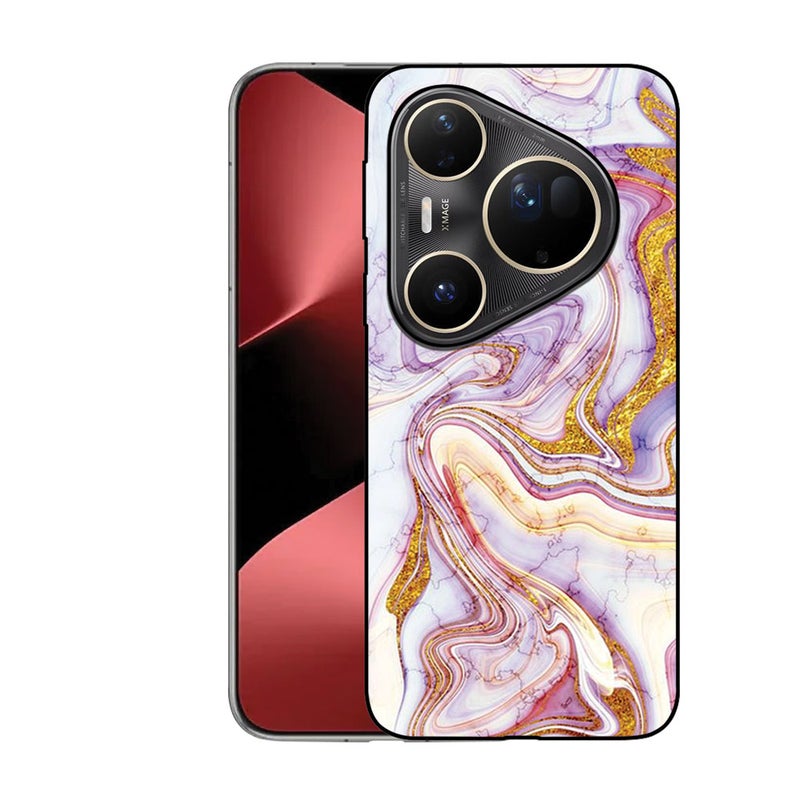 EYE CATCH Printed Protective Case Cover For Huawei Pura 80 Pro Plus -  Marble Texture - Image 1