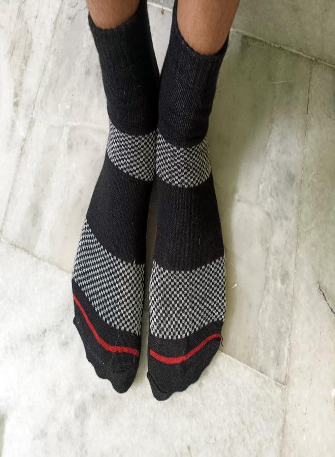 JEMOX UNAAR SMARTY Ankle Socks Pack of 5 | Cotton Blend Breathable Moisture-Wicking Fabric | Soft Grip Free Size Stretch Fit Socks for Men | Ideal for Gym, Sports, Walking, Running - Image 5