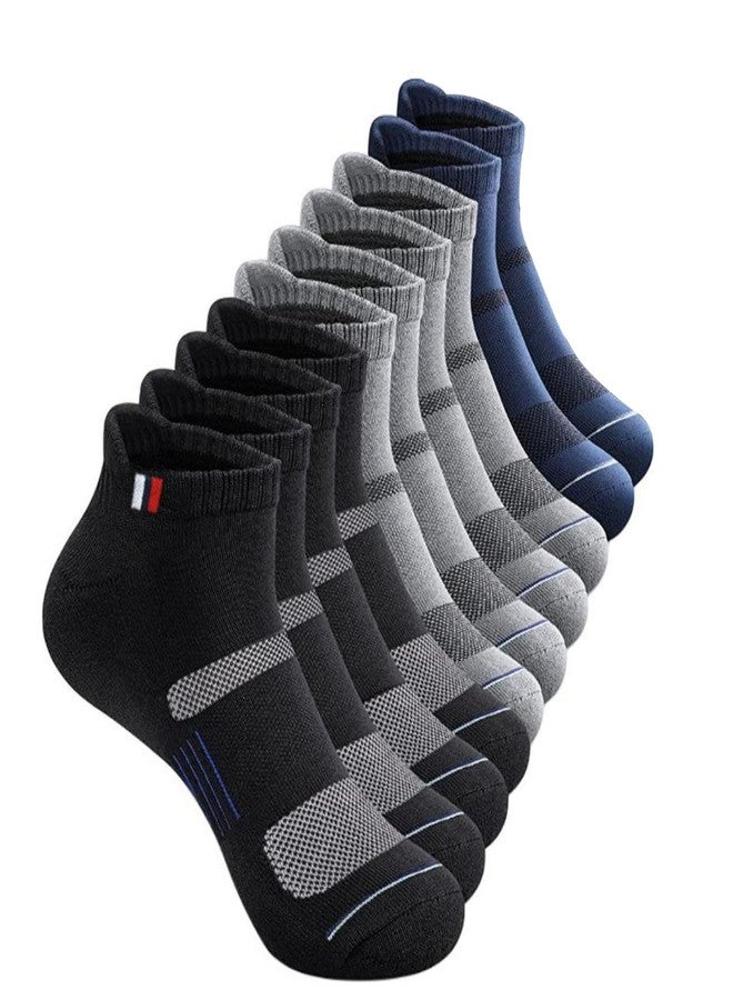 JEMOX UNAAR SMARTY Ankle Socks Pack of 5 | Cotton Blend Breathable Moisture-Wicking Fabric | Soft Grip Free Size Stretch Fit Socks for Men | Ideal for Gym, Sports, Walking, Running - Image 1