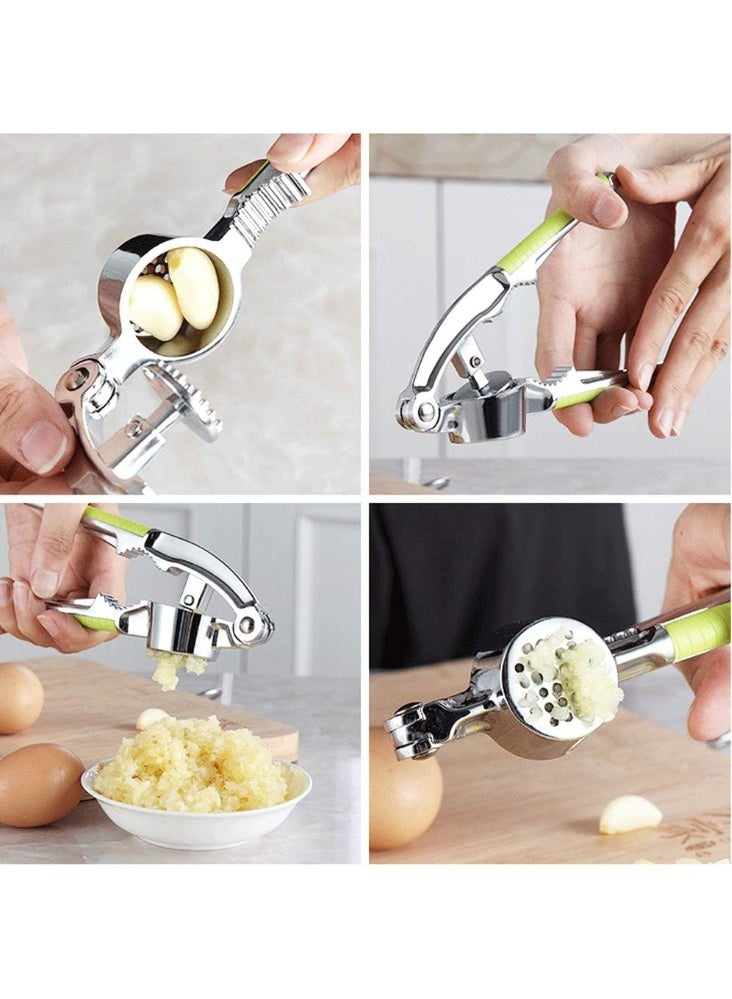 كسارة ثوم متعددة الوظائف من الفولاذ المقاوم للصدأ، عصارة زنجبيل، مفرمة، كسارة جوز - Image 4