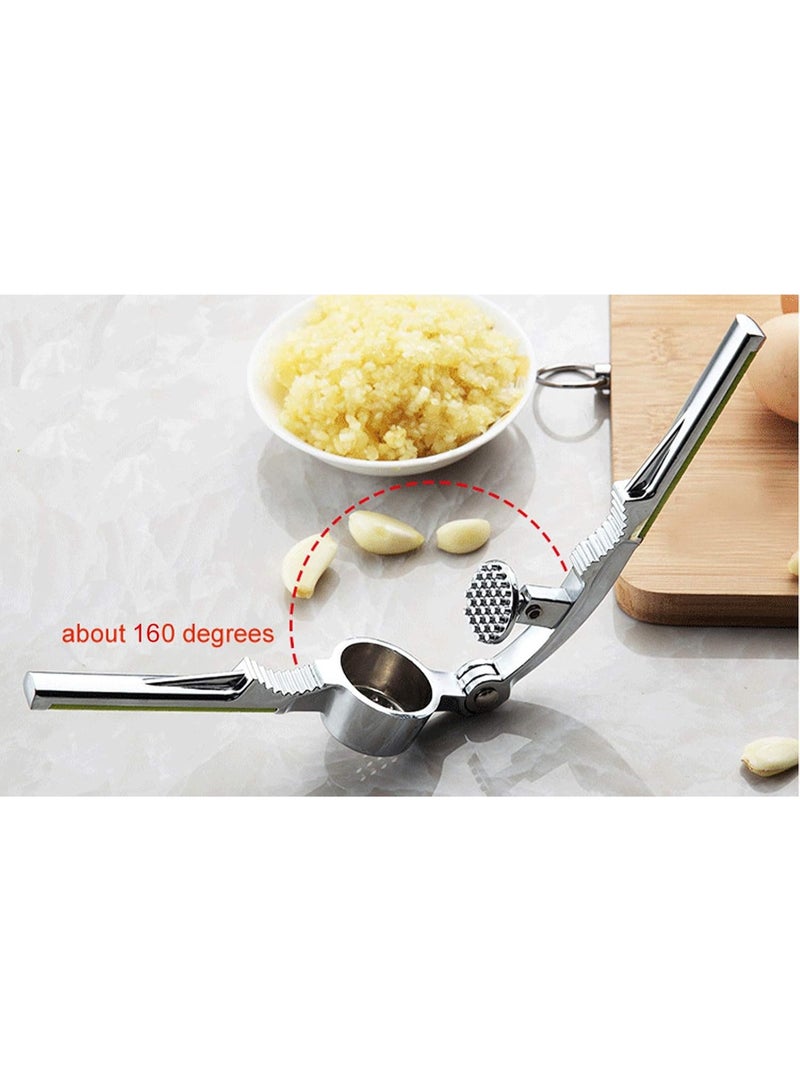 كسارة ثوم متعددة الوظائف من الفولاذ المقاوم للصدأ، عصارة زنجبيل، مفرمة، كسارة جوز - Image 5