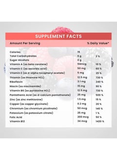 PURE Pure Energy with Wheat Grass Mixed Berry Sugar-Free Powder Mix Dietary Supplement Net Wt. 9.5 oz (270g)  - Image 2