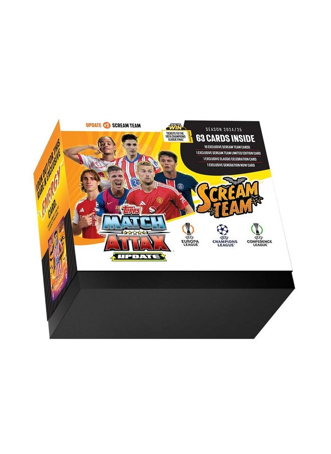 Topps Topps UEFA Champions League Match Attax Update Collection 24/25 Trading and Collectible Card Game (Scream Team Pack #2)  - Image 1