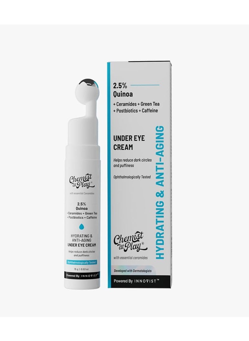 Chemist It Play Under Eye Cream with 2% Quinoa Fragrance that defines dark circles, puffiness and wrinkles