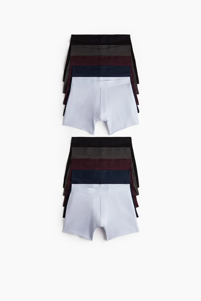 H&M 10-pack cotton mid trunks