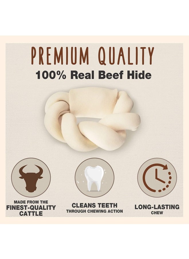 Cadet Cadet Premium Grade Beef Hide for Dogs, Long Lasting Rawhide Donut Bone, Single Ingredient Dog Chews, 5 Inch (1 Count)  - Image 2