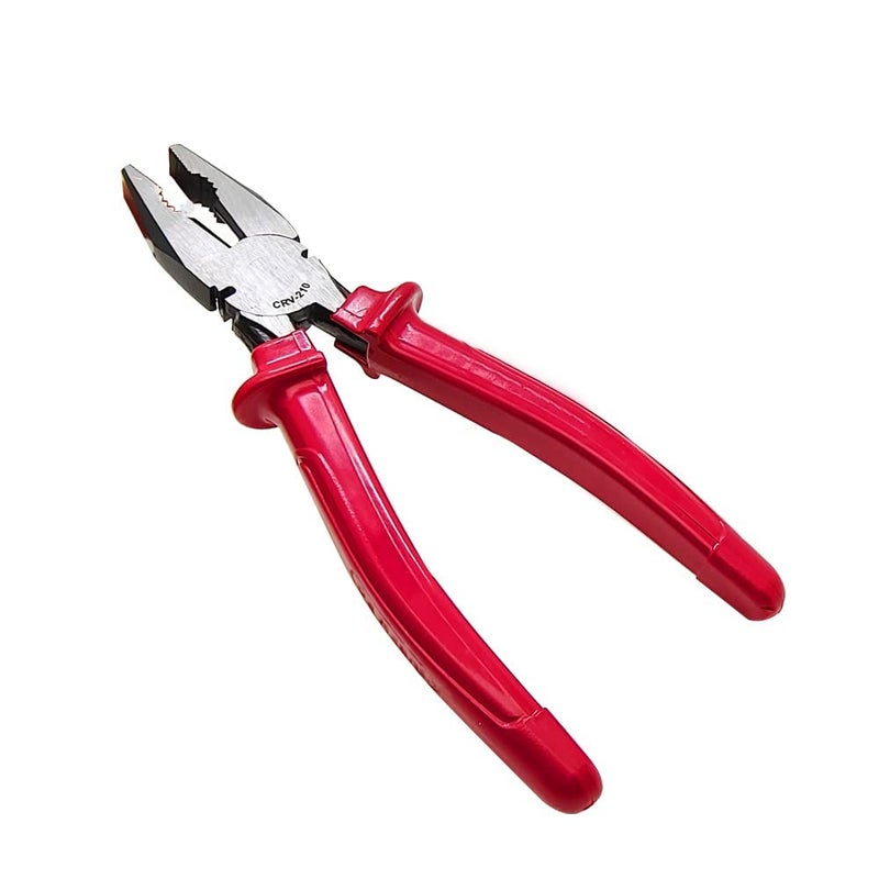 ikis Insulated Lineman Combination Cutting Plier 200 mm Red - Image 1