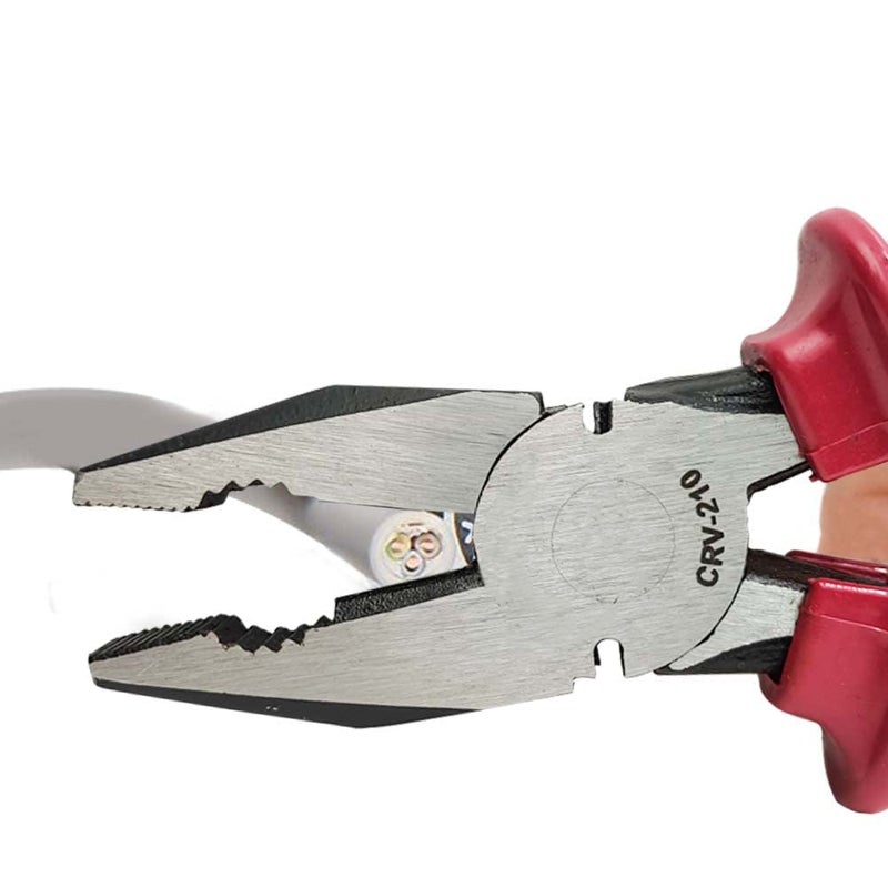 ikis Insulated Lineman Combination Cutting Plier 200 mm Red - Image 2
