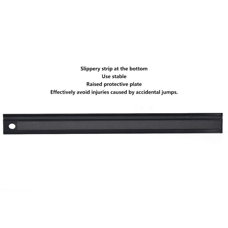 L Shaped 45cm Aluminum Alloy Cutting Ruler With Non Slip Base For Straight Line DIY Projects - Image 4