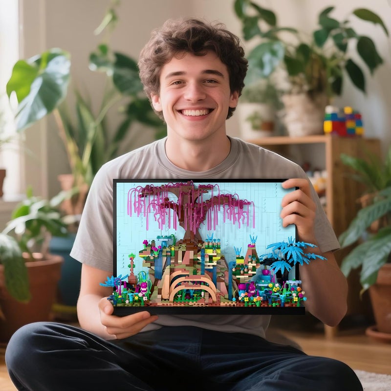 TG BLOCKS Micro Brick Tree of Life Building Set, Creative Nature World Model, 3D Wall Art Home Office Decoration or Table Display, Collectible Display Set, Ideas Gift Building Toy for Adults,Teens Ages 8+ Kids - Image 4