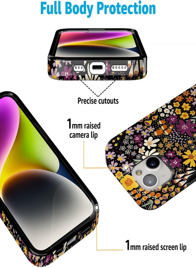 Casely iPhone 15 Case | Falling for You | Plum Floral | Classic Ultra Slim Case Design - Image 3