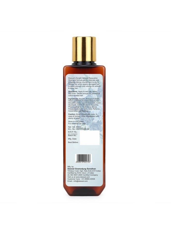 Deewal Infused Reparative Keratin Shampoo, 200 Ml - Image 2