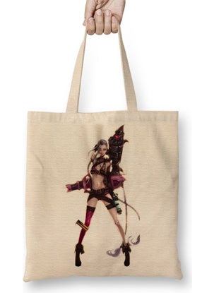 Print Shop League Of Legends Crazy Firecracker Jinx Cloth Bag Long Handle