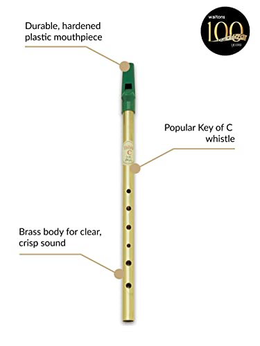 WALTONS 1523 Brass Irish C Whistle - Image 2