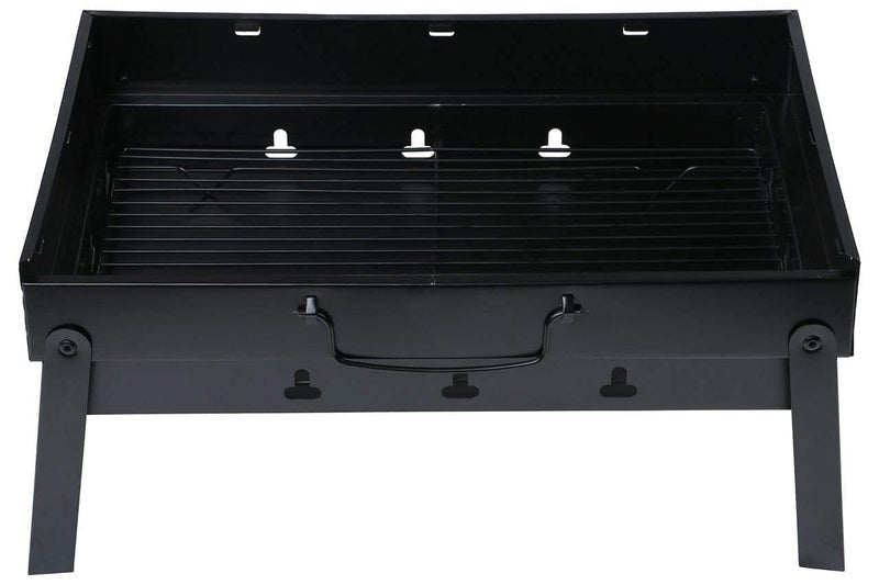 McFarlane Barbecue Grills - Foldable Charcoal Barbeque Grill With (2 Spatula, 1 Bbq, 10 Stick & 1 Air Blower) | Outdoor grill tools for Camping Picnics Traveling -BBQ sheet - Image 2
