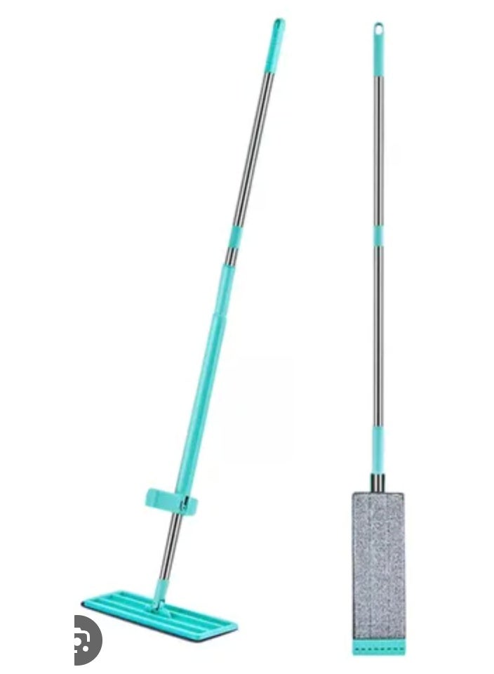 Rotating Head Flat Mop with Washable Microfiber Mop Pads for Cleaning - Image 1