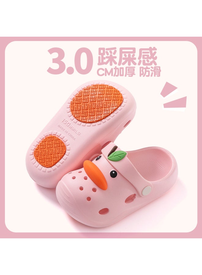 Children's Crocs, Girls' Summer New Style Closed-toe Sandals, Boys' Soft-sole Non-slip Indoor Home Slippers, Outdoor Wear