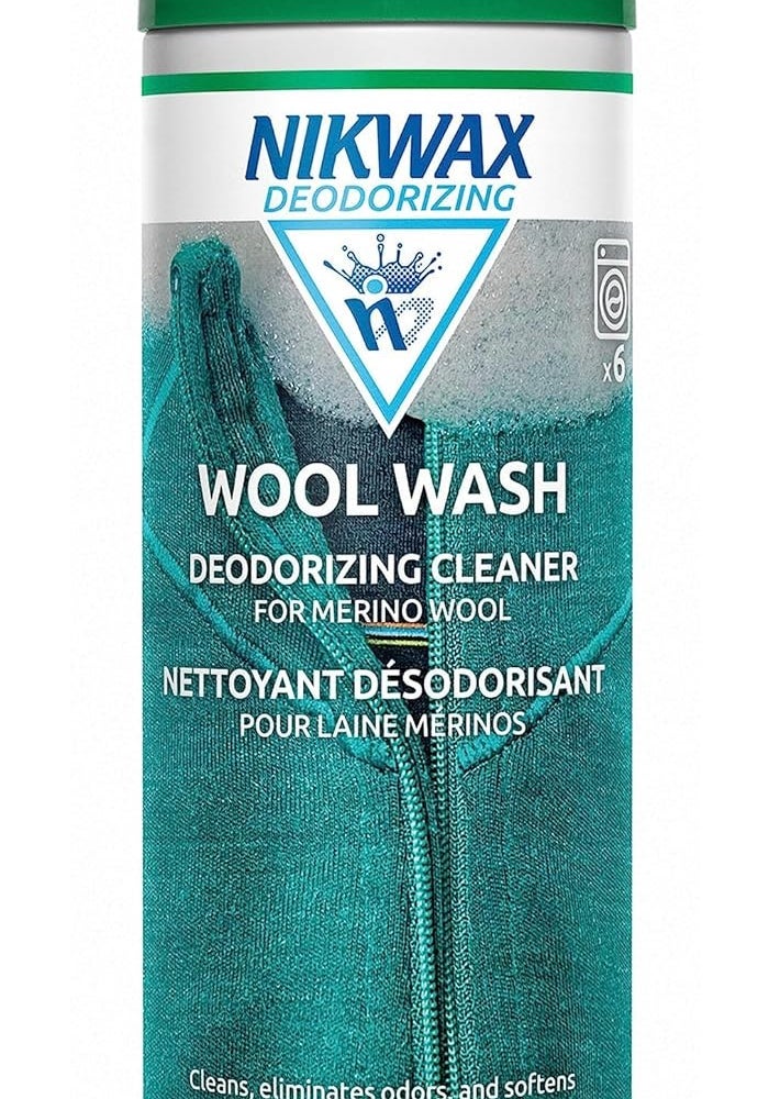 Nikwax Wool Wash - Deodorizing Cleaner for Merino Wool, 300 ml - Image 1