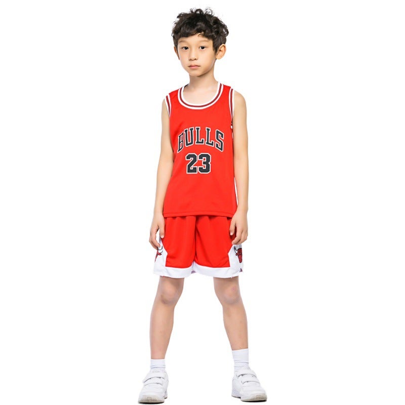 Children'S Basketball Suit Boys' Summer Clothes Breathable Sweat Absorbing Clothes For Primary School Students Sports Vest Jersey - Image 5