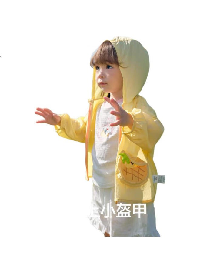 Balabala Children'S Sun Protection Clothing, Boys And Girls Baby Jacket, Infant Sun Protection, Summer Children'S Wear, Hooded, 209225105201 - Image 3