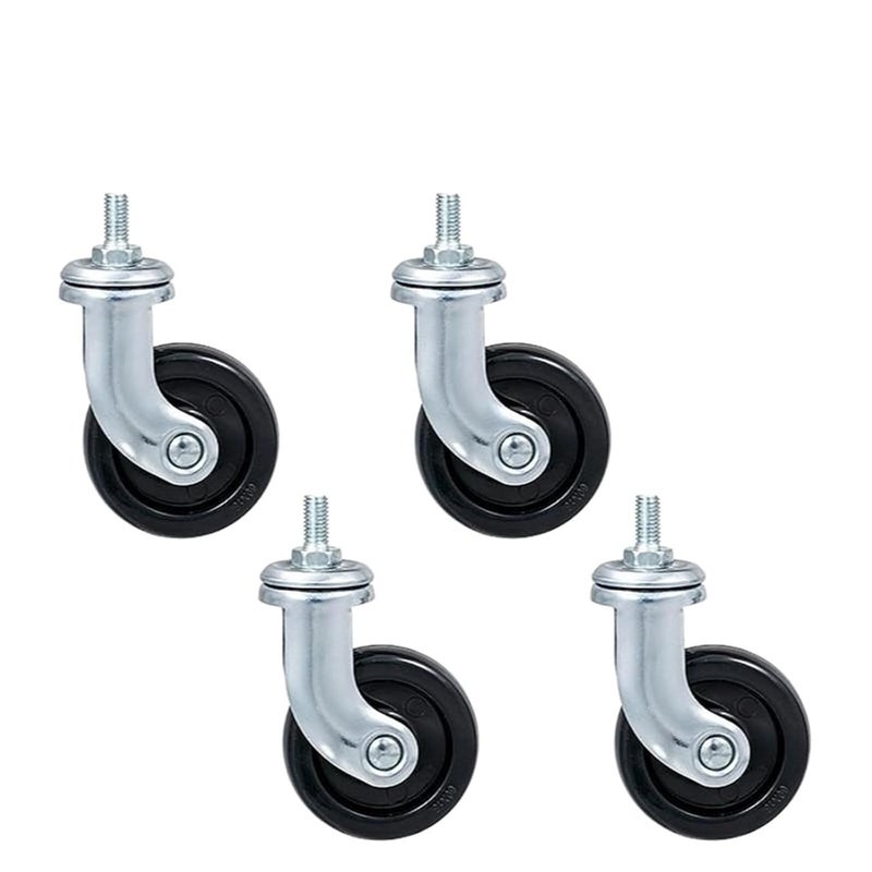 4 Pcs/Lot 2.5 Inch Universal Wheel Beauty Salon Trolley Wheel Kitchen Storage Rack Pulley Caster 4 Pcs - Image 1