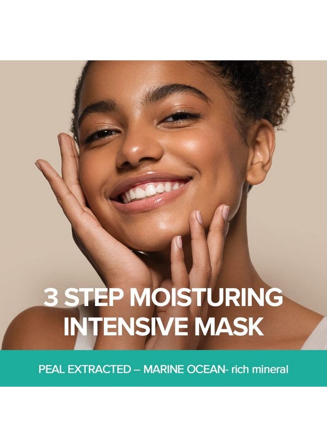 JMsolution JMsolution Marine Luminous Pearl Deep Moisture 3 Step Skin Care Face Mask - Korean Skincare - boosting Brightening Moisturizing-10 Sheets for Dry Skin  - Image 2