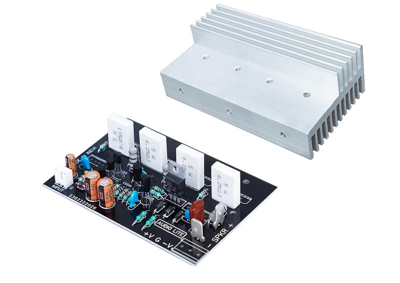 AUDIO LITE 200W Mono Amplifier Board for 2 Pair of 2SC5200+2SA1943 as Main Output TRANSISTORS. - Image 1