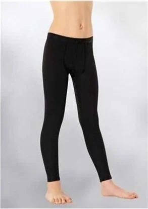 KOTA 2017 Boys Thermal Tights - BLACK