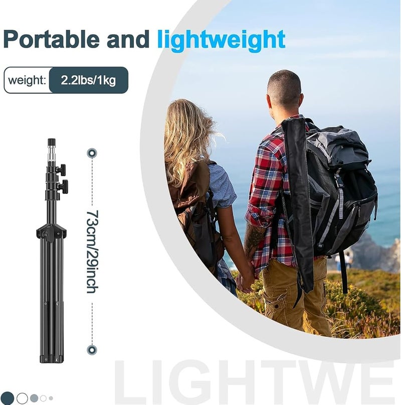 EMART Photography Light Stand 7ft, Portable Lighting Tripod, 2 Pack - Image 5