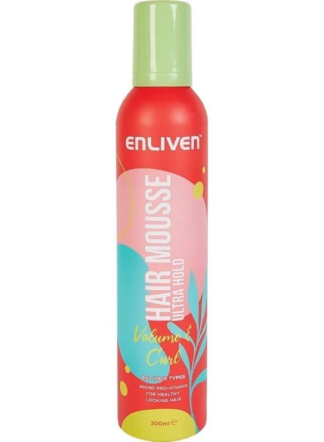 ENLIVEN Ultra Hold Hair MOUSSE  300ml