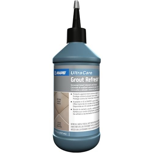 MAPEI UltraCare Grout Refresh, Universal Grout Colorant & Sealer, 8 oz Bottle – Easy Grout Restoration & Protection, 5049 Light Almond - Image 1