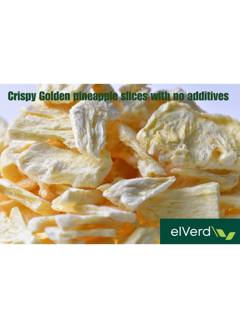 Elverd Freeze – Dried Crispy Pineapple Chips –100% Natural, No Added Sugar - Image 3
