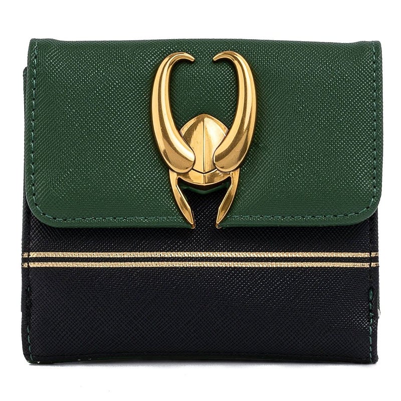 Loungefly Marvel Loki Hardware Wallet with Zip Coin Pouch - Image 5