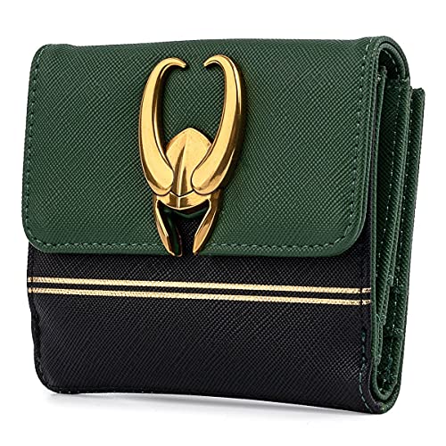 Loungefly Marvel Loki Hardware Wallet with Zip Coin Pouch - Image 2