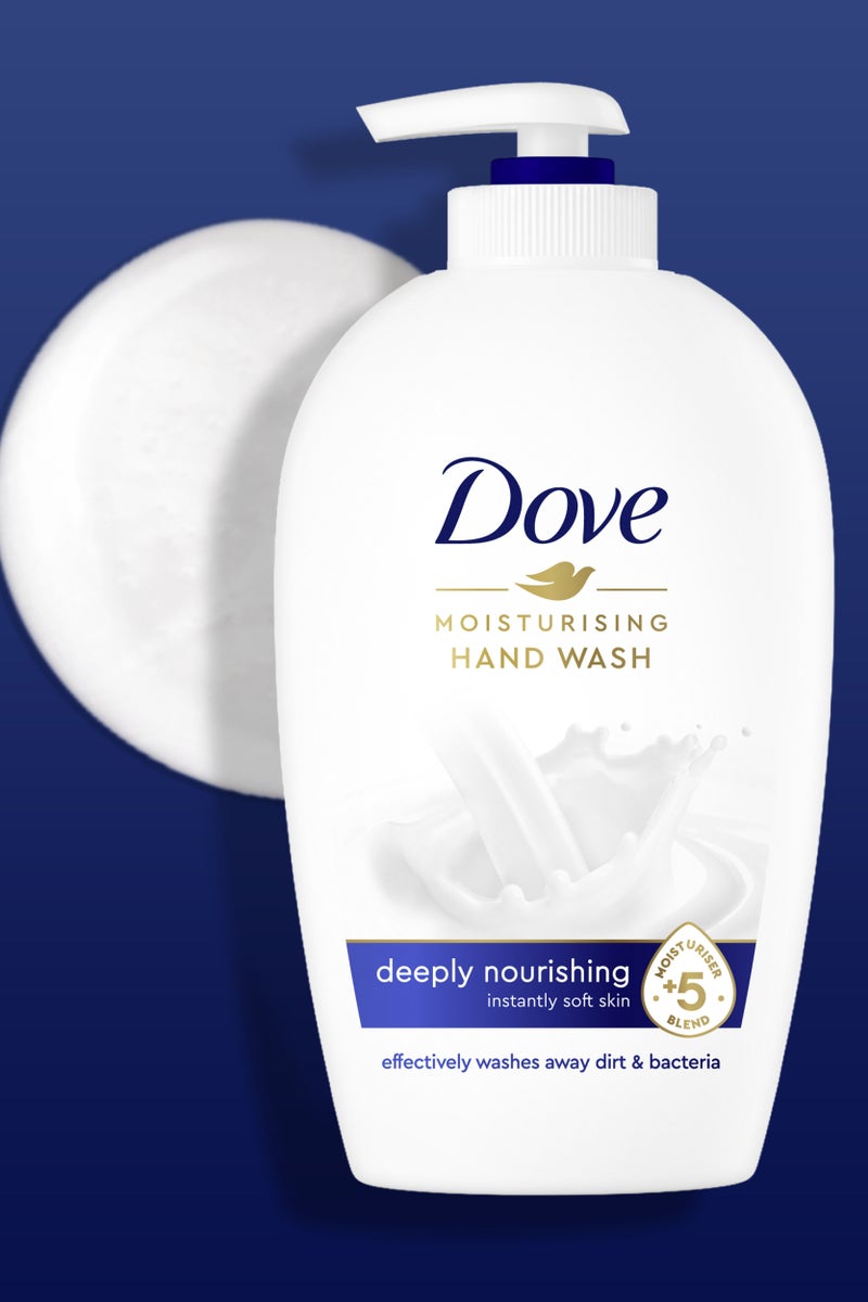 Dove Moisturising Hand Wash - Deeply Nourishing 3 x 250ml - Image 3
