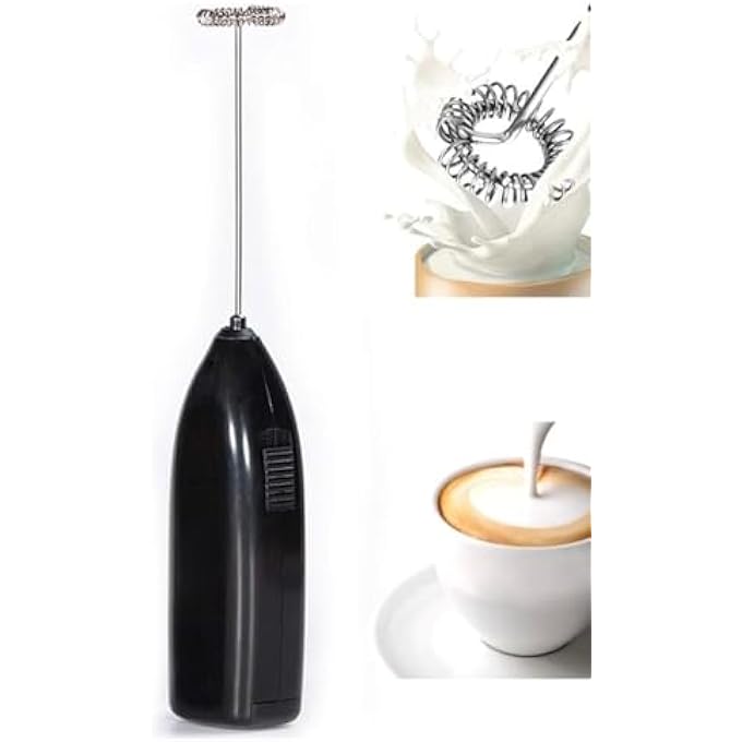 Cl♡♡anwave Milk Frother Handheld  Battery Operated Electric Whisk For Coffee Latte Cappuccino Matcha  More  Mini Mixer  Foamer For BaristaStyle Drinks At Home - Image 1